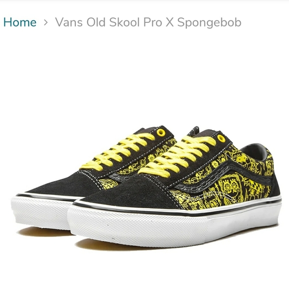 Vans x Spongebob Skate Old Skool Sneakers Gigliotti Classic Skate